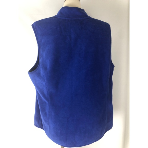 Karen Scott Plus Size 1X Womens Fleece Vest - Picture 3 of 5